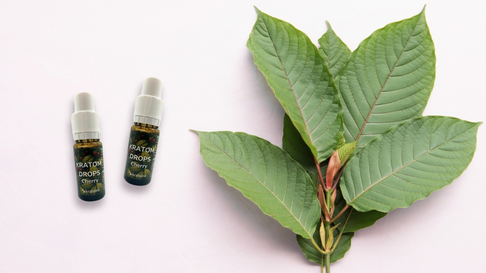 kratomový extrakt s příchutí jahody